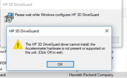 hp 3d driveguard software icon